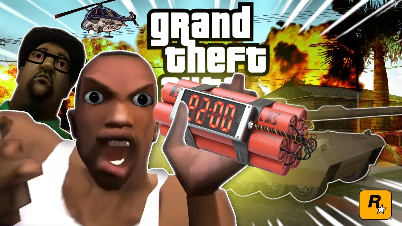 GTA MAS A CADA 10 SEGUNDOS ALGO ALEATÓRIO ACONTECE - GTA San Andreas