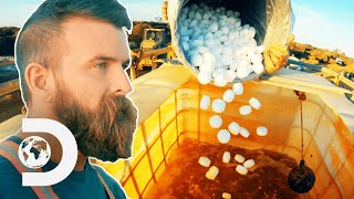 Fred Feels Ill When Cyanide Is Used To Leach Fine Gold | Gold Rush: Parker