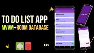 TO DO List App in Android Studio -  MVVM Architecture in Android and ROOM Database screenshot 5
