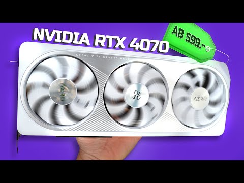 EINSTIEG in RTX4000 ENDLICH bezahlbar! Gigabyte RTX4070 Aero OC