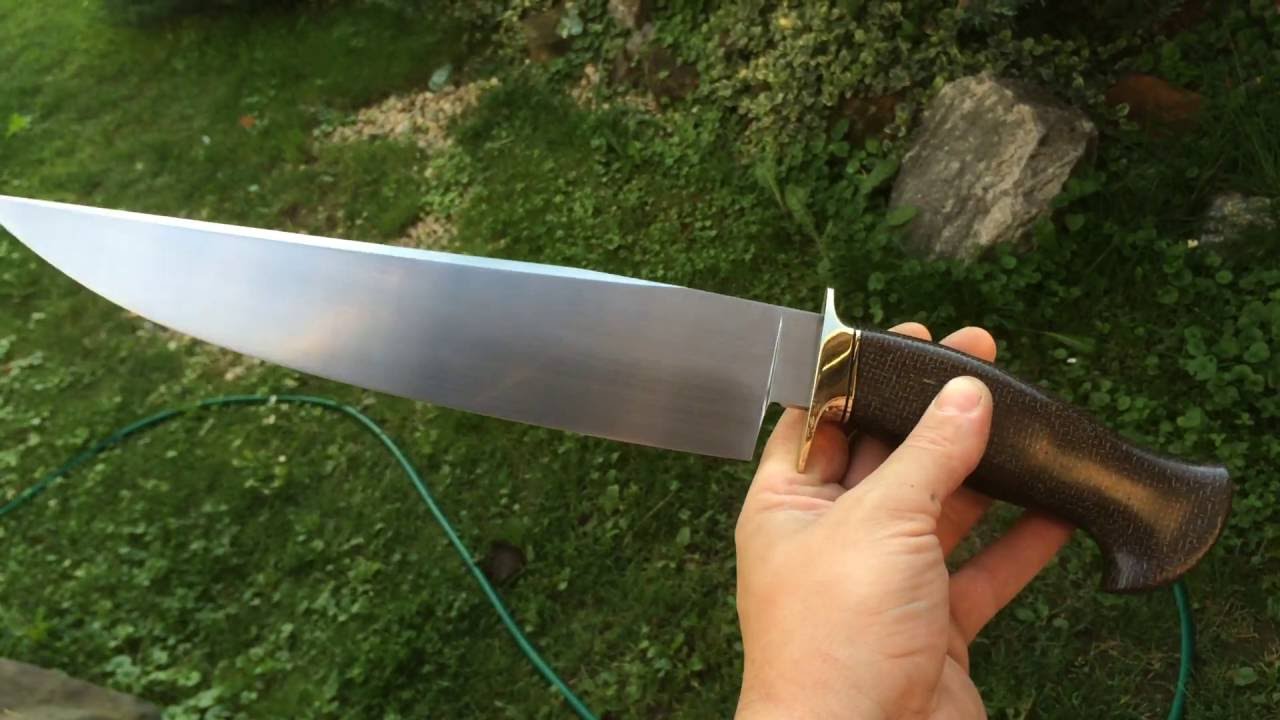 bowie knife homemade burlap