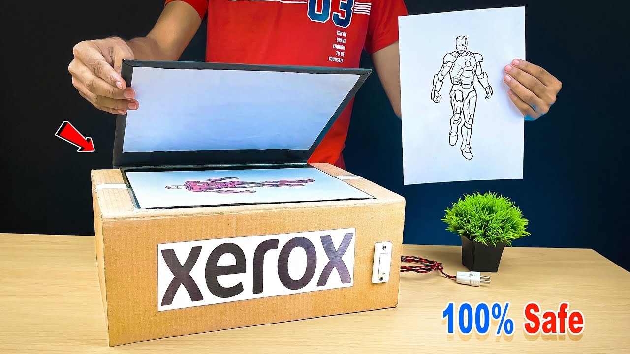How to Make Xerox Machine At Home 🤩 School Project YouTube