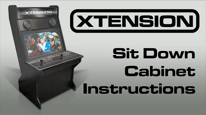 Rec Room Masters Sit Down Xtension Arcade Cabinet - Assembly Instructions