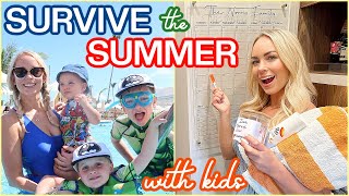 15 Ways to SURVIVE THE SUMMER BREAK with Kids ☀ Emily Norris