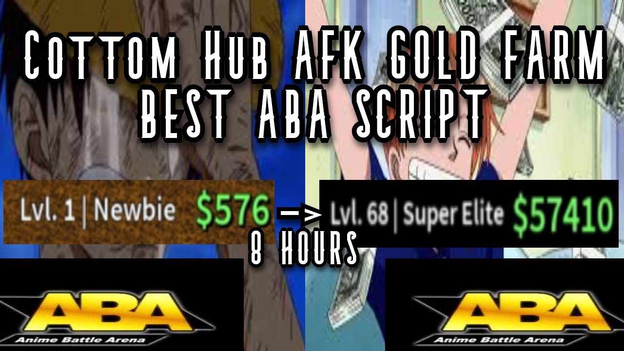 Cottom Hub Afk Gold Farm Showcase BEST ABA SCRIPT