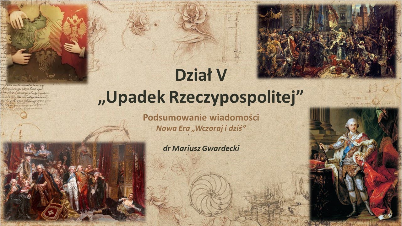Podsumowanie Działu 3 Historia Klasa 5 Wczoraj i Dziś - Upadek Rzeczypospolitej (podsumowanie wiadomości