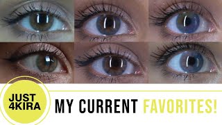 Best Colored Contact Lenses For Dark Eyes | just4kira / Try On Asa Green, Blue, Gray, Brown. Heeto.