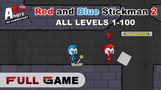 Red and Blue Stickman 2 - FULL GAME (all levels 1-100) / Android Gameplay screenshot 2