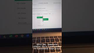 Diffit.me Leveled Resource Generator: Amplify Teacher Professionalism with Al- Part 8