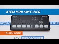 Blackmagic Design ATEM Mini HDMI Switcher - Perfect HDMI Switcher for Churches or Corporate