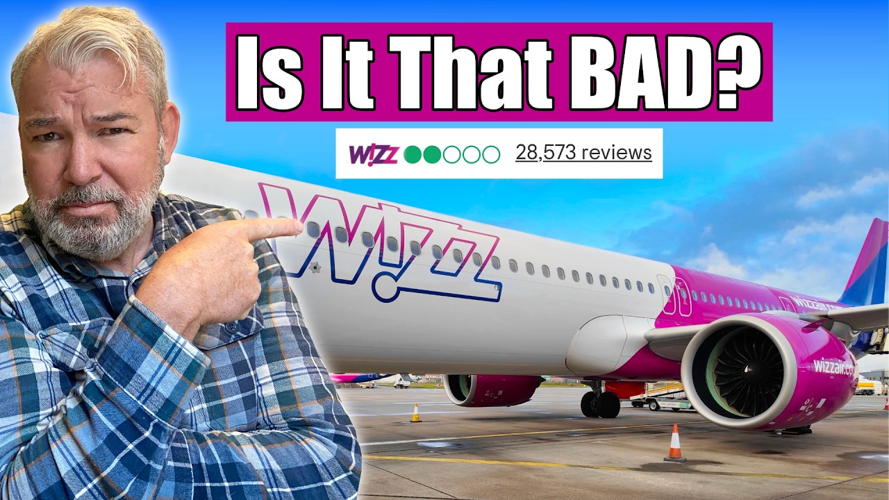 WIZZ AIR - We Try The WORST Rated Airline, Travel Day Luton To Gdansk