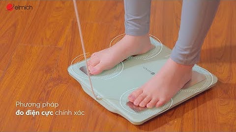 Cân điện tử sức khỏe Elmich ESE9173: Chính xác từng chỉ số - Lưu trữ trên ứng dụng thông minh
