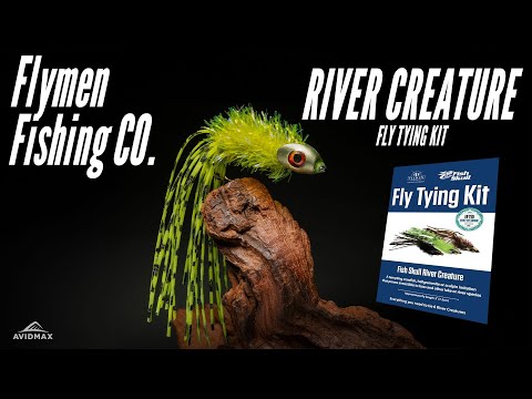 How To Tie Flymen Fishing CO S Fish Skull River Creature Fly Tying Tutorial