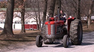 1959 MasseyFerguson 98, owned by a competitive tractor puller who is also a nurse and Mom!