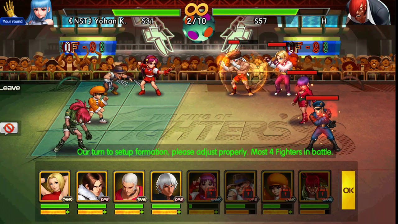 KoF98 Um Ol - Peak Battle of the Agony (global 100% skill) - Fight 9