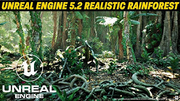 Unreal Engine 5.2 Realistic Tropical Rainforest