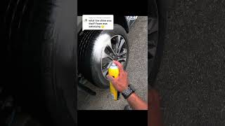 The greatest tire shine of all time. Been using it since I brought my first car😂