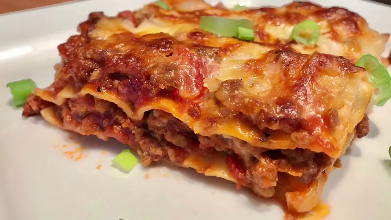 Lasagne ein einfaches Rezept mit selbst gemachter Béchamel - YouTube