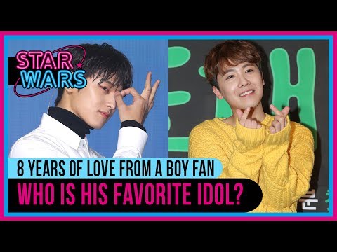 [STAR WARS] 8 years of love from a boy fan, who is his favorite idol? (#스타워즈 최초 남자팬등장!)