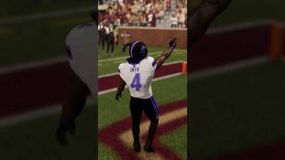 Jeremiah Smith with the TD reception in Tallahassee, Florida #jeremiahsmith #purplestuffpurpleeaters