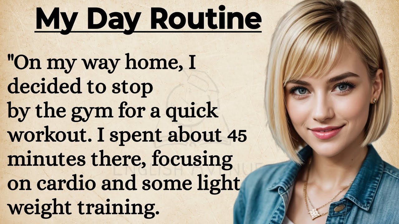 Outline Video My Day Routine Full Conversation In English | Talking About Daily Routine | English Speaking Level 1