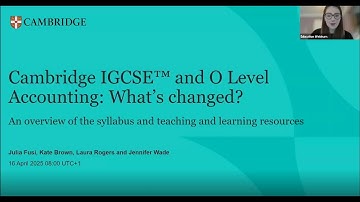 Cambridge IGCSE and O Level Accounting: What