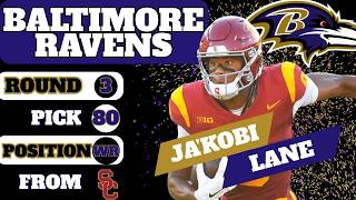 BALTIMORE RAVENS DRAFT JA'KOBI LANE!!!! FINALLY A BIG BODY WR FOR LAMAR JACKSON! INSTANT REACTION