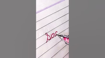 Siraj ❤️#calligraphy #handwriting #viral #writer #youtube #shortsvideo #india #video #name #writing