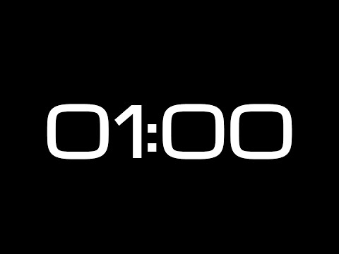 1 Minute Countdown Timer / NO SOUND
