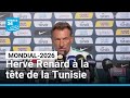 Mondial-2026 : Hervé Renard à la tête de la Tunisie • FRANCE 24
