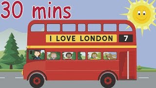 The Wheels On The Bus And Lots More Nursery Rhymes! 30 minutes!