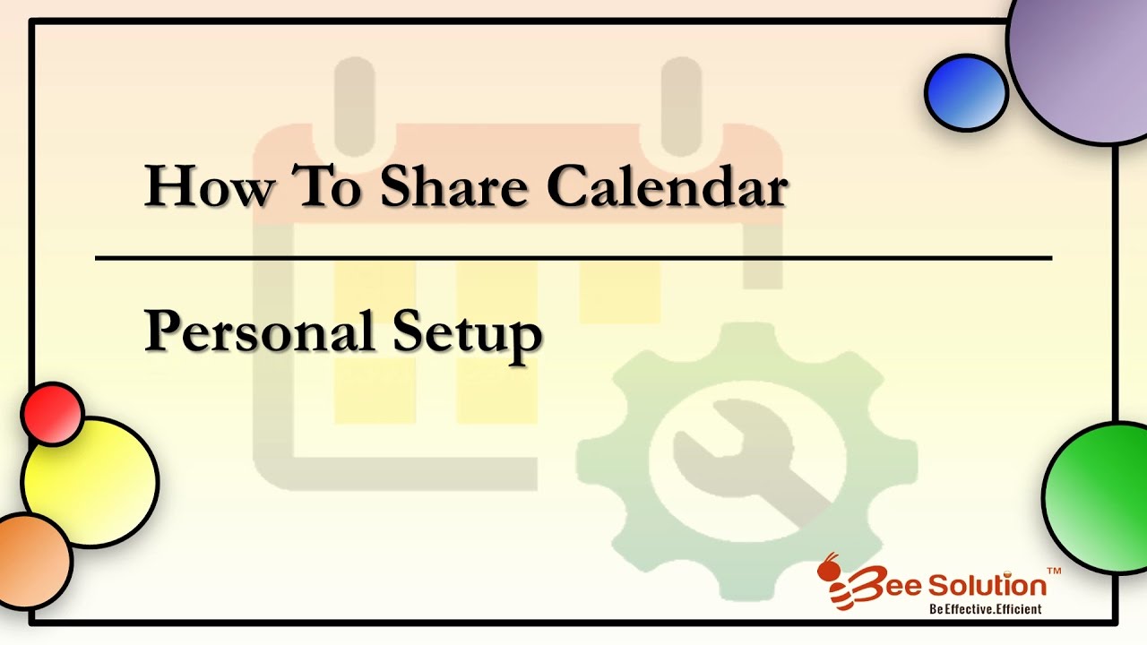 How To Share Calendar - YouTube