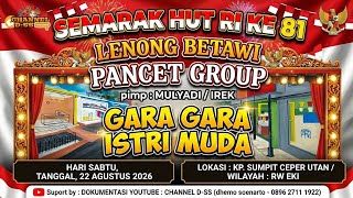 PART 2 - LENONG PANCET GROUP - STORY TITLE: BECAUSE OF THE YOUNG WIFE || LOCATION: CEPER BUMPIT