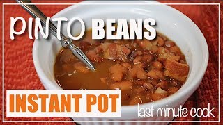 No Soak pinto beans recipe for the Instant Pot | Dump and Go