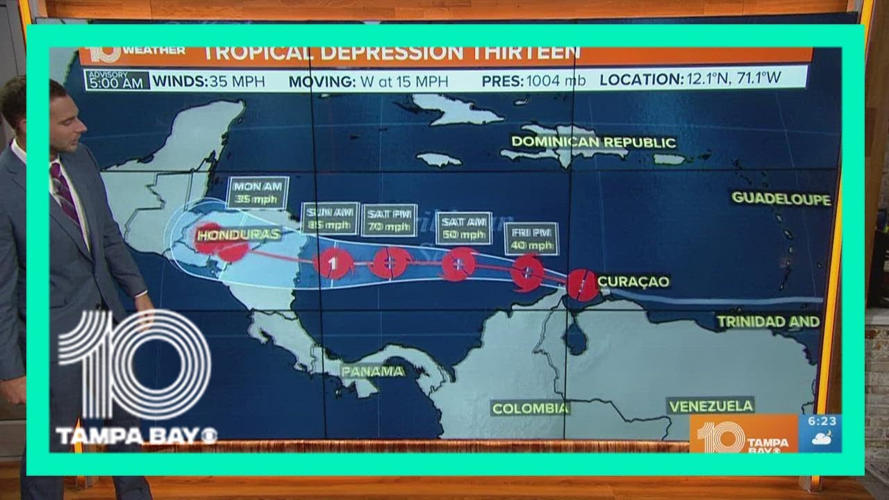 Tracking the Tropics: Tropical Depression 13 likely to become tropical ...