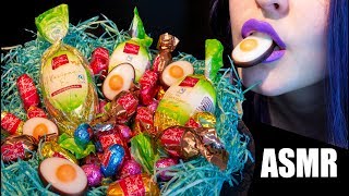 ASMR: FILLED EASTER EGGS, FONDANT, MARZIPAN | Candy Easter Basket 🐰 ~ Relaxing [No Talking|V]😻