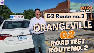 Orangeville G2 Road Test Route no. 2 -  New 2024