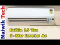 Daikin 1.5 Ton 5-Star Inverter Split AC Unboxing 2023 Model | Daikin RKM50UV16VA Installation 2024