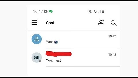 How to send yourself a message on Microsoft Teams Android app