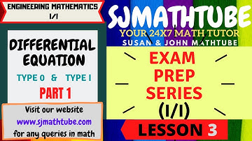 EXAM PREP SERIES : TU IOE MATH (I/I)   LESSON  3