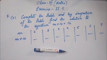 CLASS 6 (MATHS) EX. 11.5 Q4 (a and b) (solutions)