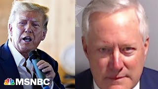 Trump braces for RICO booking & mugshot as Giuliani, Meadows surrender