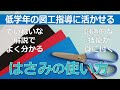 小学校低学年の図工指導に活かせる「はさみの使い方」
