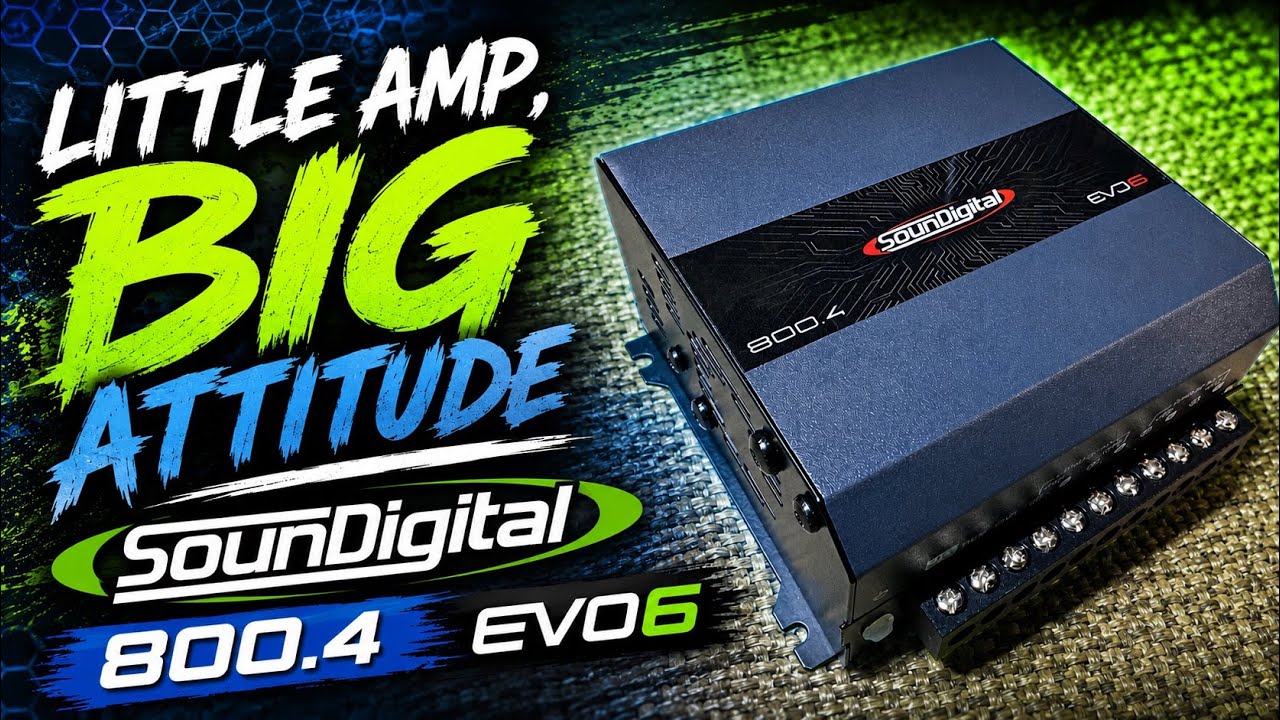 SounDigital 800.4 EVO6 Overview and Amp Dyno - YouTube