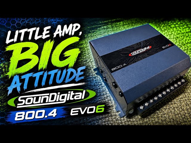 SounDigital 800.4 EVO6 Overview and Amp Dyno - YouTube
