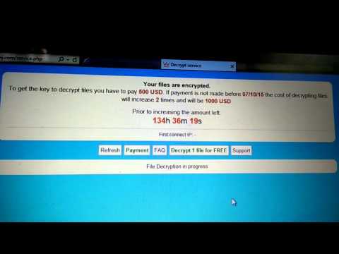 Cryptowall Virus Malware