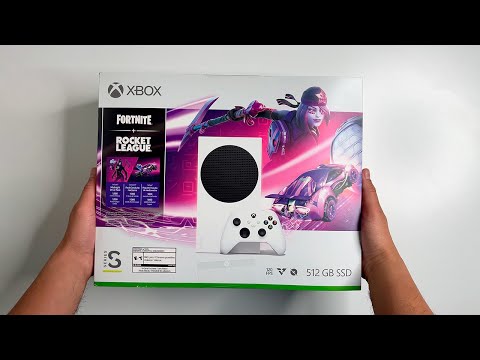 Fortnite & Rocket League - Xbox Series S Bundle | Unboxing and Gameplay