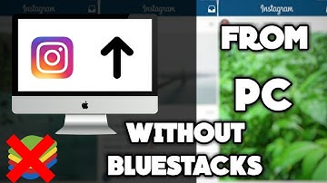 How to upload pictures on instagram from computer without BlueStacks