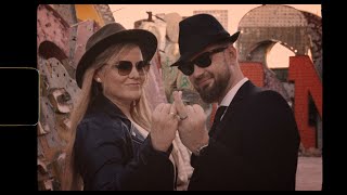 Fun Vegas Elopement at the Little White Chapel and the Neon Museum