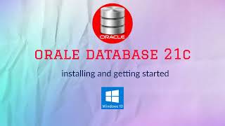 install oracle database 21c express edition on windows